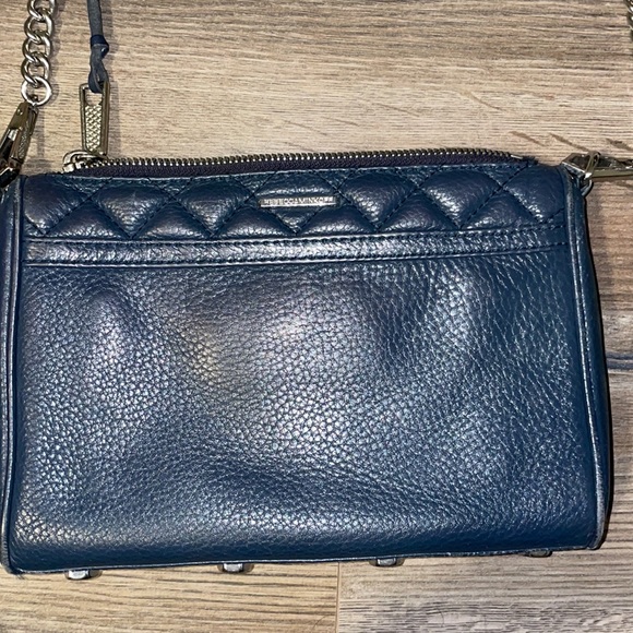 Rebecca Minkoff mini M.A.C. Bag in navy blue quilted - Picture 2 of 5